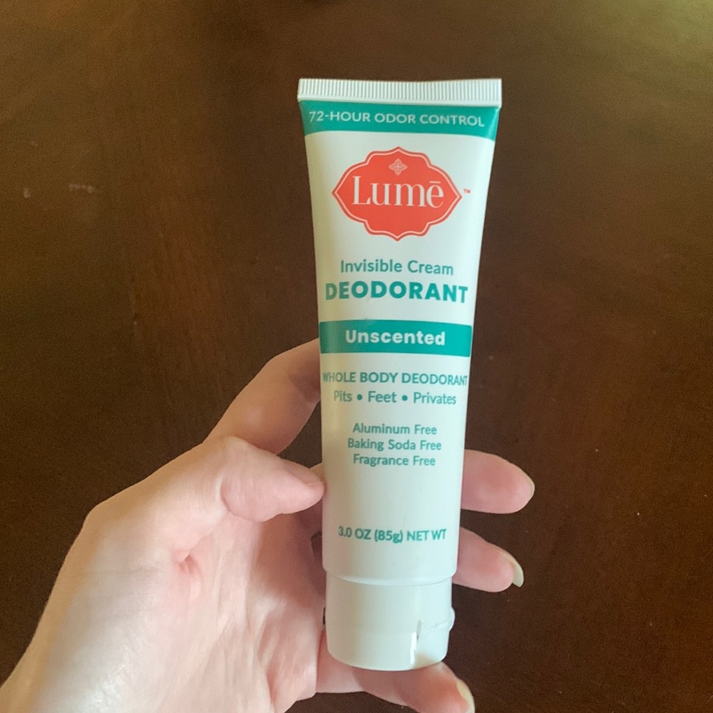 Lume deodorant I scented only used once